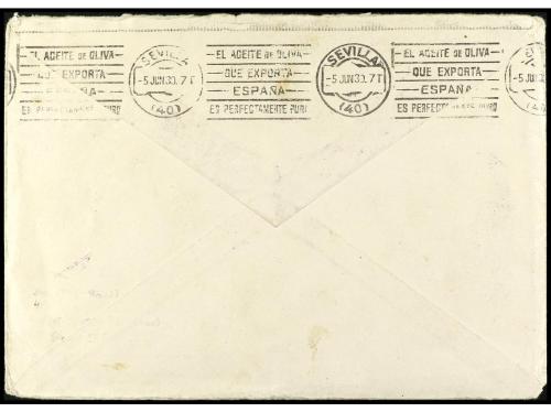 ✉ ESPAÑA. Ed. 480 (5). 1930. BARCELONA a ALEMANIA por GRAF Z