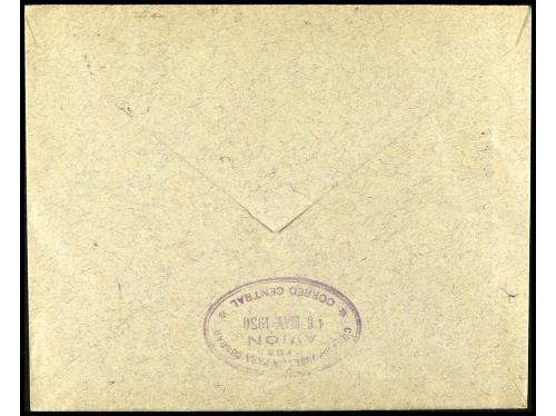 ✉ ESPAÑA. Ed. 484/86. 1930. BARCELONA a MADRID. 10 c. (3), 2