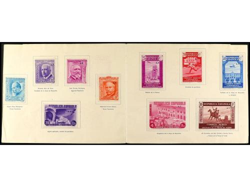 * ESPAÑA. Ed. 699/710Ha, 7166/25Ha. CARNET conmmemorativo de