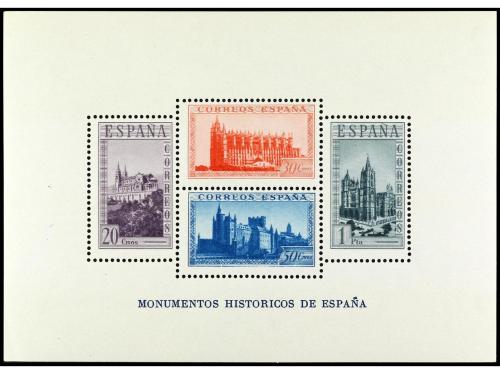** ESPAÑA. Ed. 847, 847cc y 848. 3 HB. Dentada, colores camb
