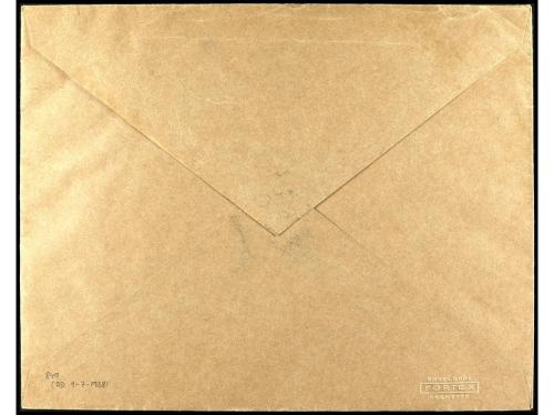 ✉ ESPAÑA. Ed. 849. 1938. BURGOS a BRUSELAS. HB en carta. 