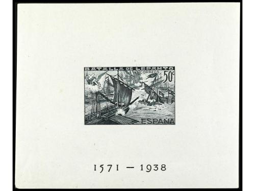 ** ESPAÑA. Ed. 862/63, 864/65. HB dentadas y SIN DENTAR (est