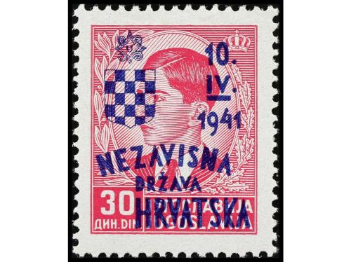 ** CROACIA. Mi. 24/38. SERIE COMPLETA. 15 valores. LUJO. Cer