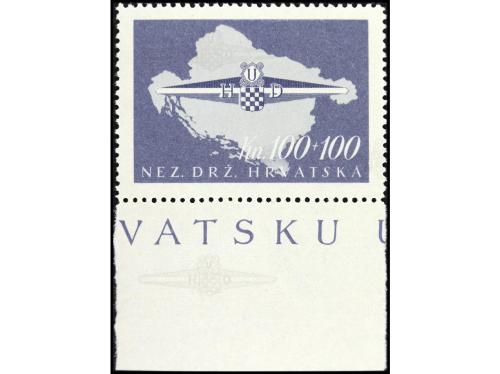 ** CROACIA. Yv. 140/2, Mi. 170/2. 1948. SERIE COMPLETA. 3 va