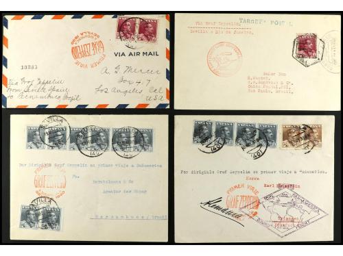✉ LOTES y COLECCIONES. Ed. 321/23. 1930. HISTORIA POSTAL. Co