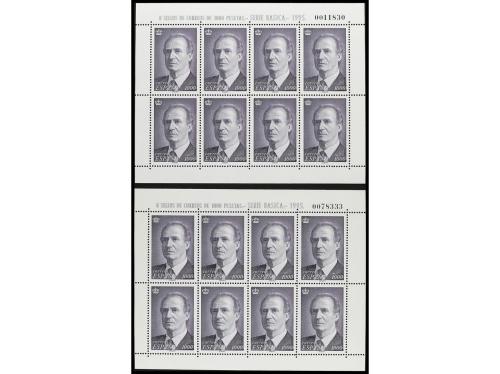 ** ESPAÑA. Ed. 1A/C, 50 (2), 54/5. 1981-1996. MINIPLIEGOS. J