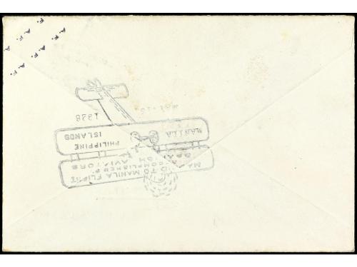 ✉ FILIPINAS. 1926 (13 mayo). VUELO MADRID-MANILA etapa APARR