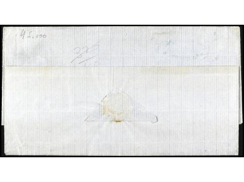 ✉ ESPAÑA. Ed. 145/6, 150. 1874. BARCELONA a BUENOS AIRES. 10