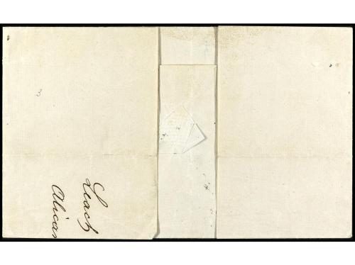 ✉ ESPAÑA. Ed. 165 (2). 1875. VILLAJOYOSA a PARÍS. 20 cts. na