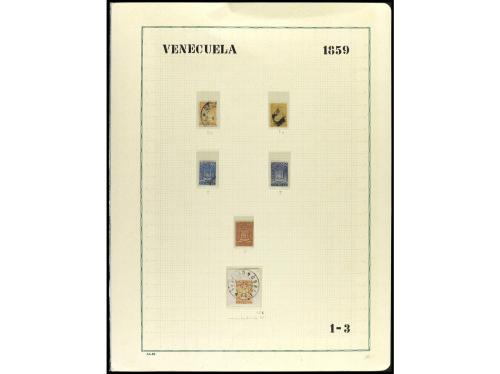 VENEZUELA. Conjunto montado en hojas de álbum neutral con se