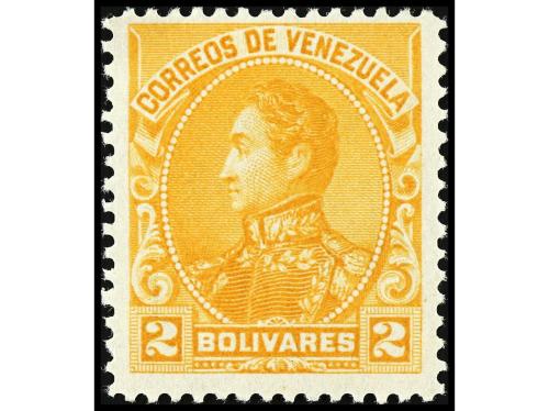 * VENEZUELA. Yv. 63, 64. 1 y 2 b. 2 valores. Valor clave fir