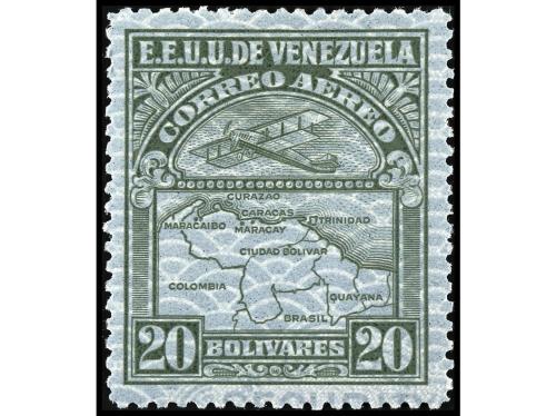 * VENEZUELA. Yv. Av. 17/40, 47/63. SERIES COMPLETAS. 41 valo