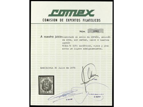 ° ESPAÑA. Ed. 32/4. 2 cuartos verde, un margen justo, 4 cuar