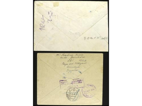 ✉ ESPAÑA GUERRA CIVIL. 1937/38. BRIGADAS INTERNACIONALES. Do