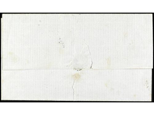 ✉ ESPAÑA. Ed. 43. 1853. SANTA CRUZ DE TENERIFE a SAN MIGUEL.