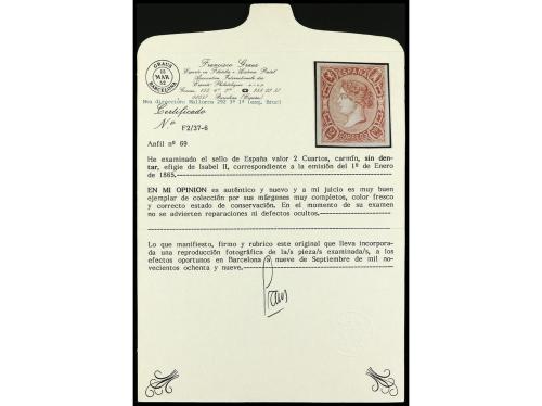 */° ESPAÑA. Ed. 69/73, 74/79. 1865. Colección stock montado 