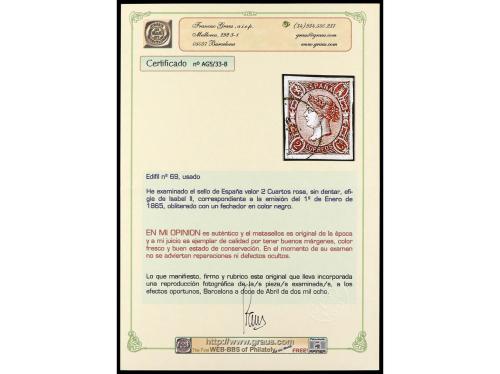 */° ESPAÑA. Ed. 69/73, 74/79. 1865. Colección stock montado 