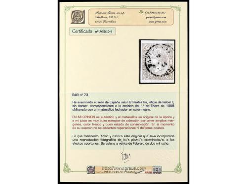 */° ESPAÑA. Ed. 69/73, 74/79. 1865. Colección stock montado 