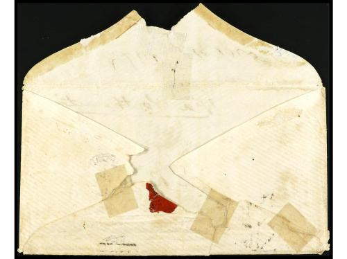 ✉ ESPAÑA. Ed. 79 (4). 1865. MADRID a VENEZUELA. 2 reales lil