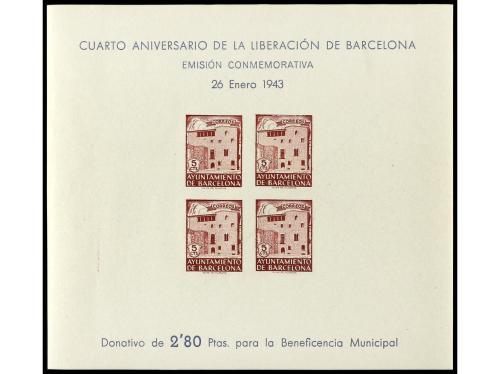 ** ESPAÑA: AYUNTAMIENTO DE BARCELONA. Ed. 47/48s. 2 HB SIN D