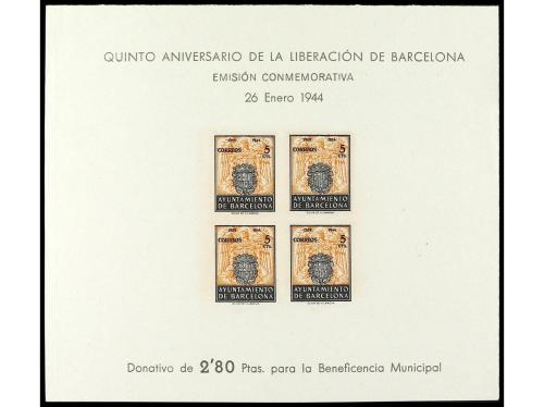 (*) ESPAÑA: AYUNTAMIENTO DE BARCELONA. Ed. 60/1s. 2 HB SIN D