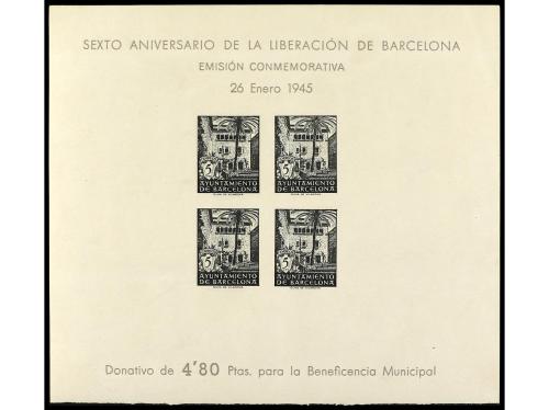 ** ESPAÑA: AYUNTAMIENTO DE BARCELONA. Ed. NE 27/28. 2 HB. SI