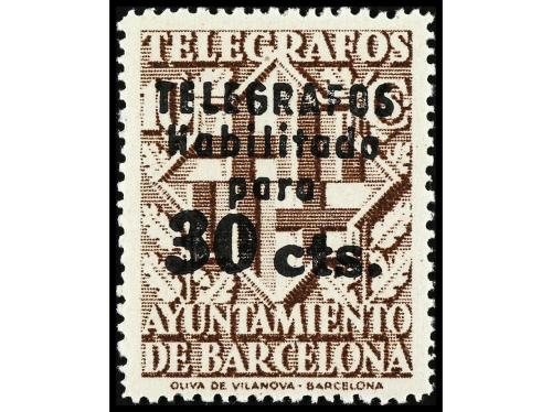 ** ESPAÑA: AYUNTAMIENTO DE BARCELONA. Ed. 17/20. TELÉGRAFOS.