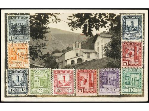 ✉ ANDORRA. Ed. 16, 18 (2), 23, 24. 1930. ANDORRA a BERLÍN. 5