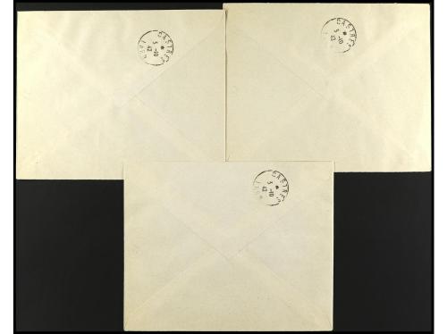✉ ANDORRA: ANDORRA FRANCESA. 1942. ANDORRA a FRANCIA. 3 cart