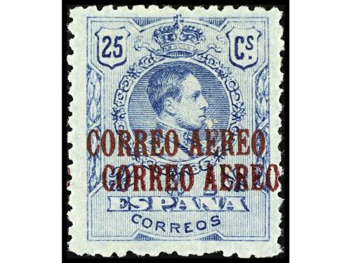 * ESPAÑA. Ed. 292/4hh. 5, 10 y 25 cts. HABILITACIÓN DOBLE . 