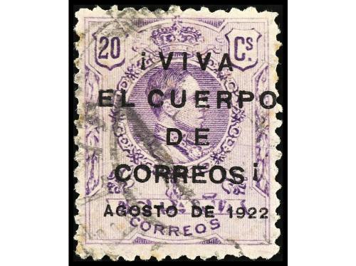 ° ESPAÑA. Ed. 268, 269, 271, 273. 1922. HUELGA DE CORREOS. S