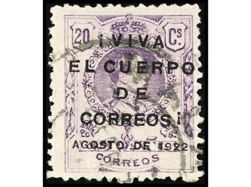 ° ESPAÑA. Ed. 269, 271, 273. 1922. HUELGA DE CORREOS. Sellos