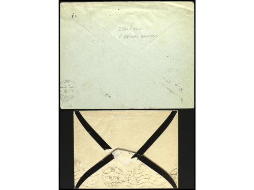 ✉ ESPAÑA. Ed. 268, 269f, 271, 271f. 1920. Dos cartas circula