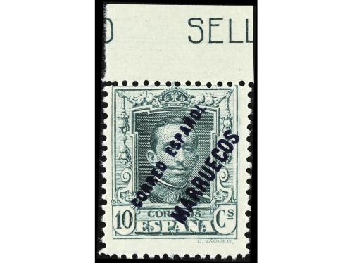 ** COLONIAS ESPAÑOLAS: TANGER. Ed. 52/61. 10 cts. a 10 pts. 