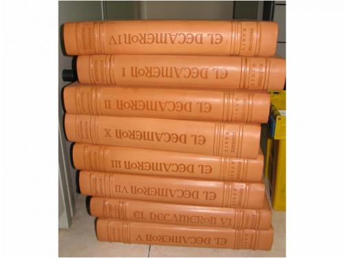 2002. LIBRO. (BIBLIOFILIA). EL DECAMERON. Ilustrado por PERE