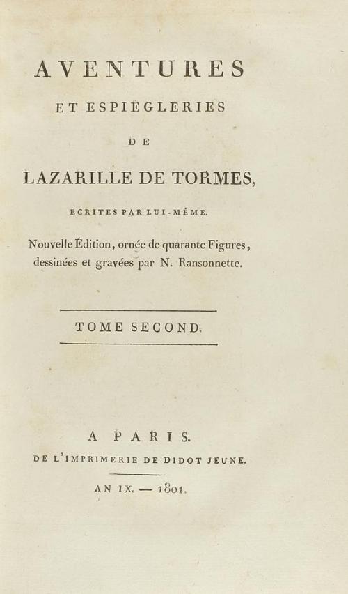1801. LIBRO. (LITERATURA ESPAÑOLA). AVENTURES ET ESPIÈGLERIE