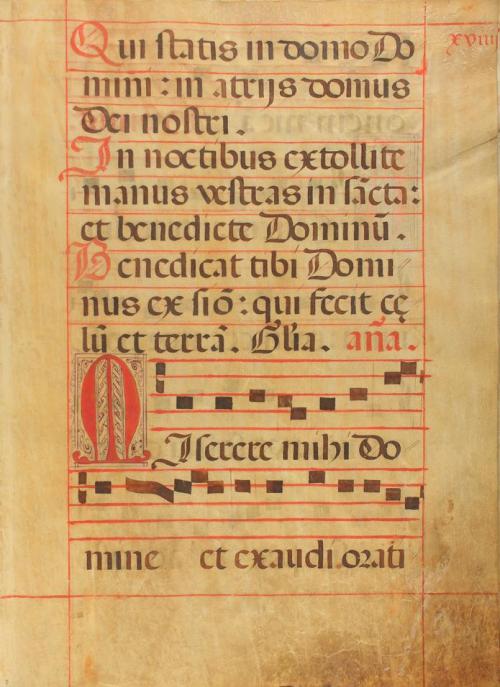 s. XVI. MANUSCRITO. (MANUSCRITO-CANTORAL). CERDENNUM, FRAY R