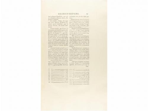 1760. LIBRO. (BIBLIOGRAFÍA). CASIRI, MICHAELIS:. BIBLIOTHECA