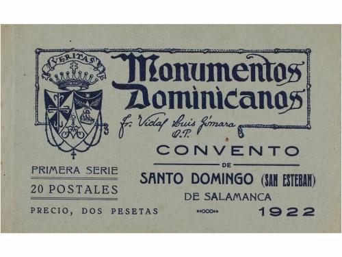 1922. POSTALES. (SALAMANCA). 2 SERIES DE POSTALES DE SALAMAN