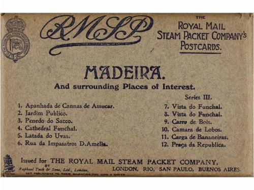 1910 ca. POSTALES. (PORTUGAL). THE ROYAL MAIL STEAM PACKET C
