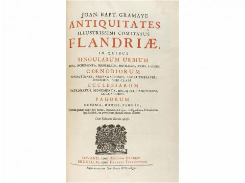 1708. LIBRO. (VIAJES-PAISES BAJOS). GRAMAYE, JOAN BAPT.:. AN