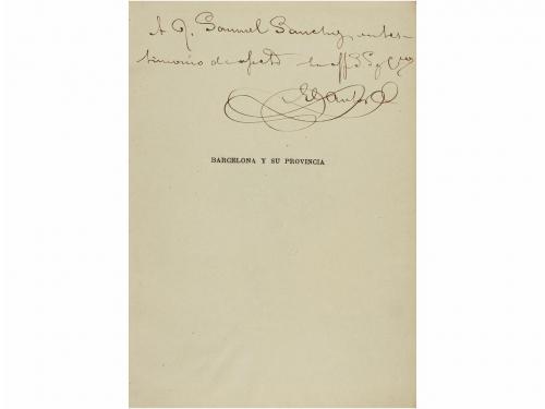 1888. LIBRO. (BARCELONA). MARTI DE SOLA, MODESTO:. BARCELONA