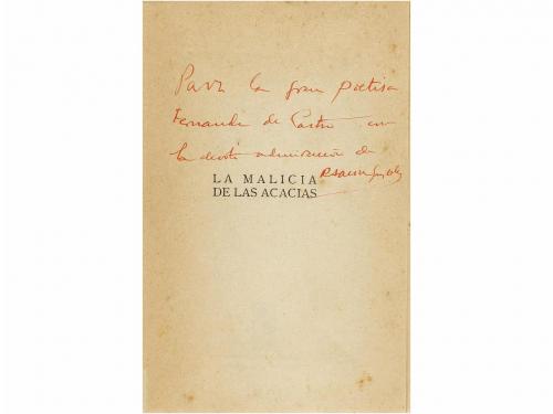 1920 ca. LIBRO. (RUSTICA ILUSTRADA - DEDICATORIA DEL AUTOR).