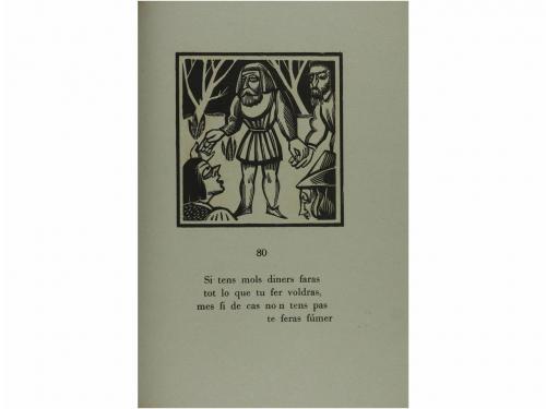 1932. LIBRO. (BIBLIOFILIA). PI DE SANT GUIU, FELIU:. LOS CEN