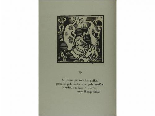 1932. LIBRO. (BIBLIOFILIA). PI DE SANT GUIU, FELIU:. LOS CEN