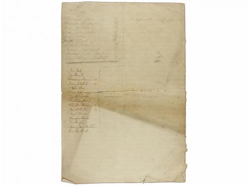 1922. MANUSCRITO. (LICEO). CONJUNTO DE 10 CARTAS DE POSTULAN