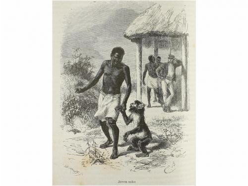 1890 ca. LIBRO. (VIAJES). EL MUNDO EN LA MANO: Viaje al Afri