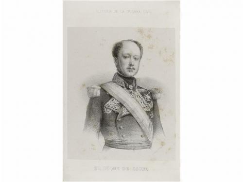 1856 ca. LIBRO. PIRALA, ANTONIO:. HISTORIA DE LA GUERRA CIVI