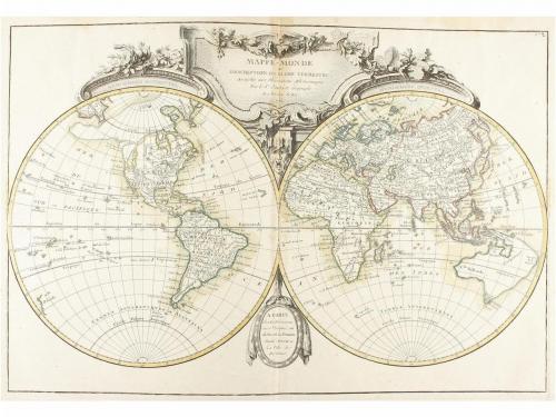 1771-. MAPA. (ATLAS). JANVIER; BONNE; ZANNONI;. ATLAS MODERN