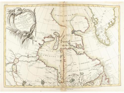1771-. MAPA. (ATLAS). JANVIER; BONNE; ZANNONI;. ATLAS MODERN